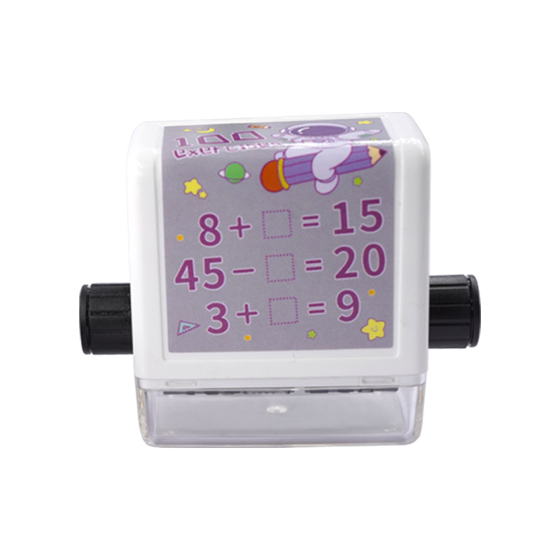 math roller stamp
