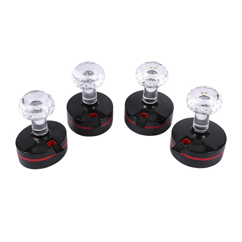 Crystal handle seal flash stamp