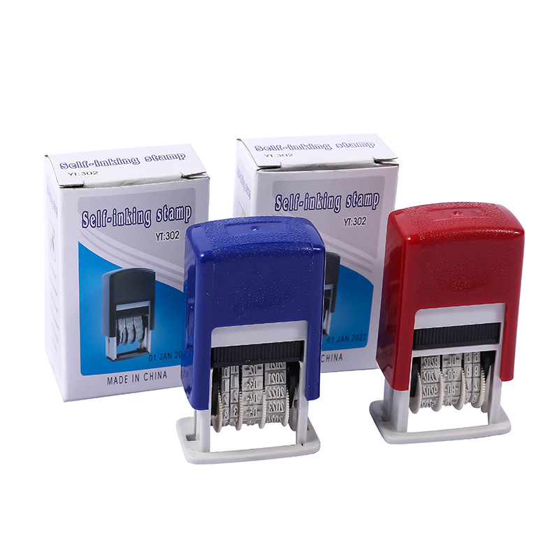 302A self-inking stamp. Date stamp 3MM digital stamp material