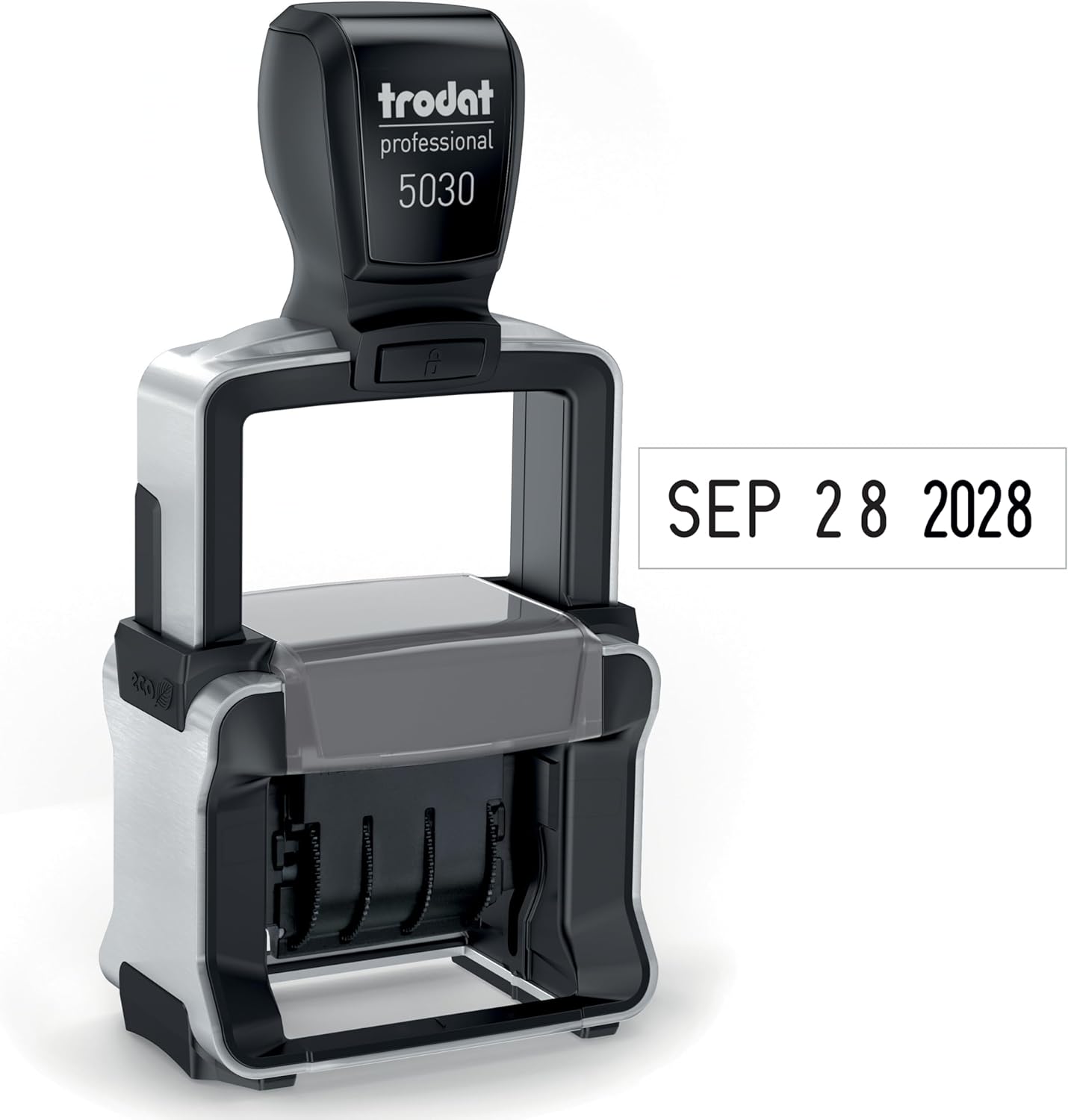 Trodat 5030 Professional 4.0 Date Only Stamp, Self Inking