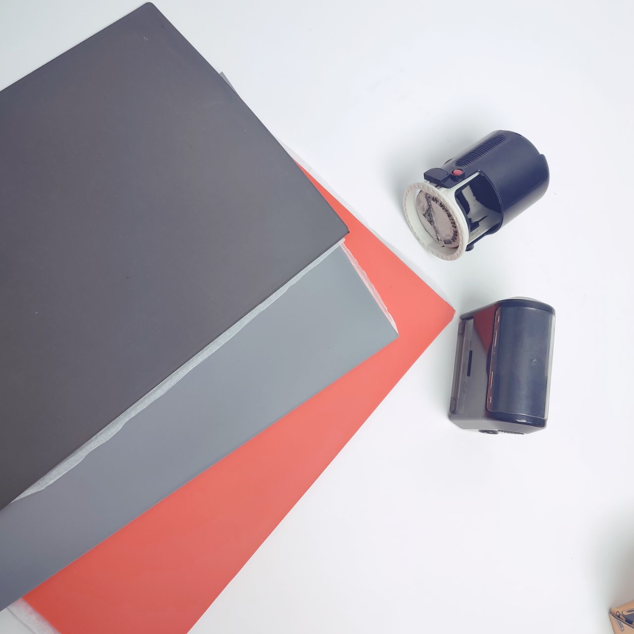 Self Inking Red Grey A4 Size 2.3mm Laser Stamp Rubber Sheet
