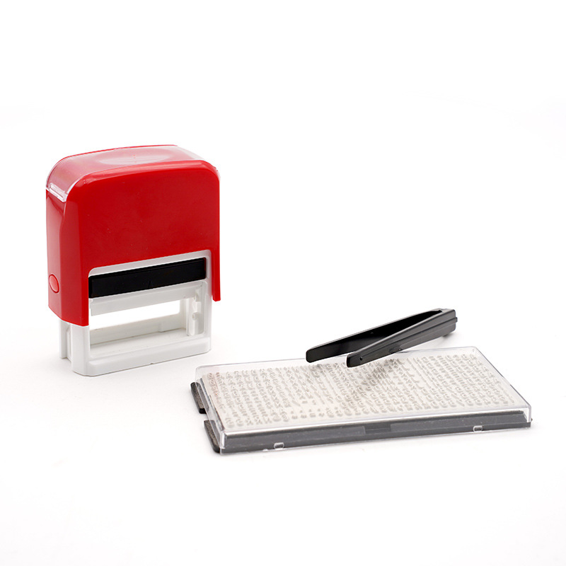 colop printer diy custom self-inking stamp with black ink