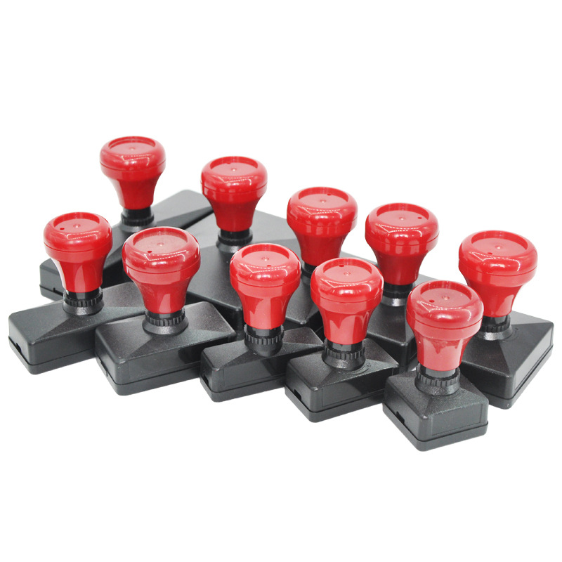 CB red and black shell photosensitive seal material flash stamp