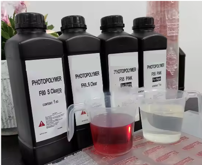 Photopolymer Liquid Polymer Resin Stamp Traditional Photopolymer 55 Shore Clear 1kg
