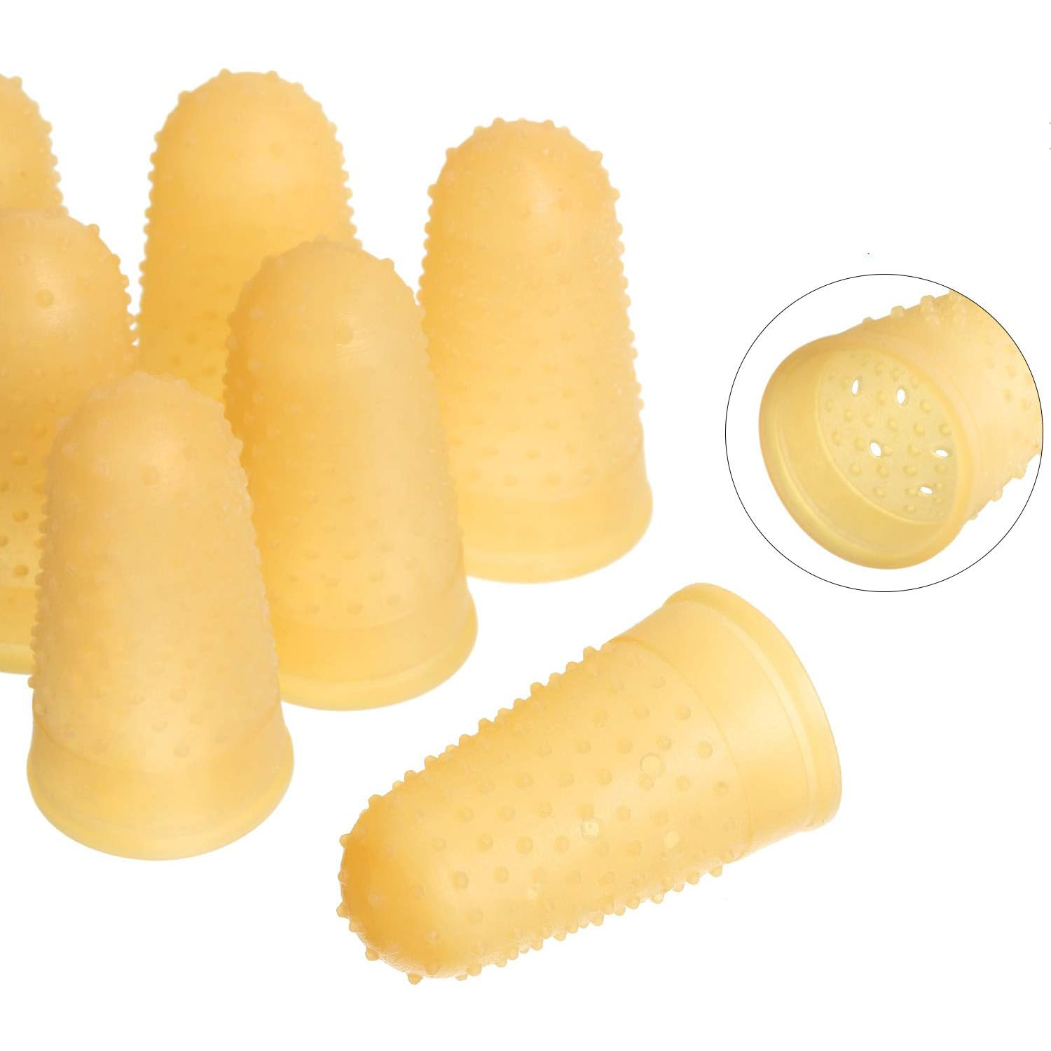 Rubber Fingers CoversTip Fingers Money Counting Collating Writing Sorting Protectors