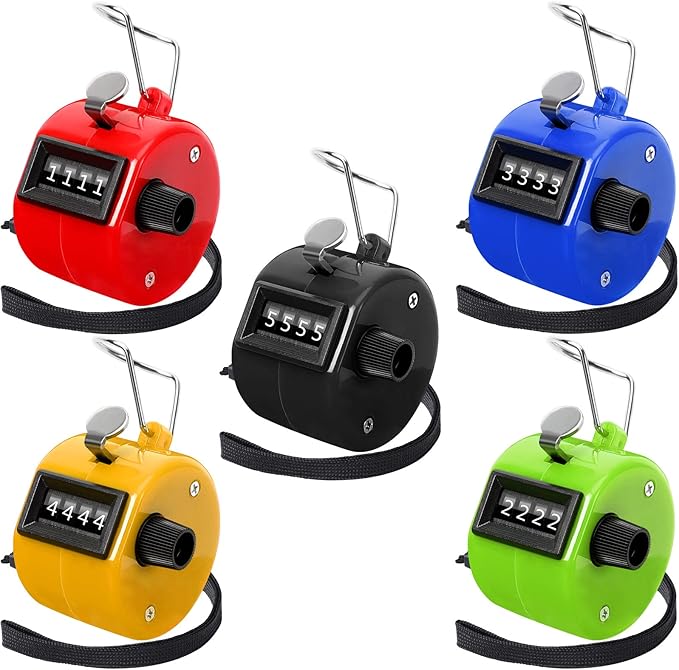 Tally 4-dight Clicker Counter, ABS Handheld Counters Clicker for Counting, Golf, Scoring, Knitting