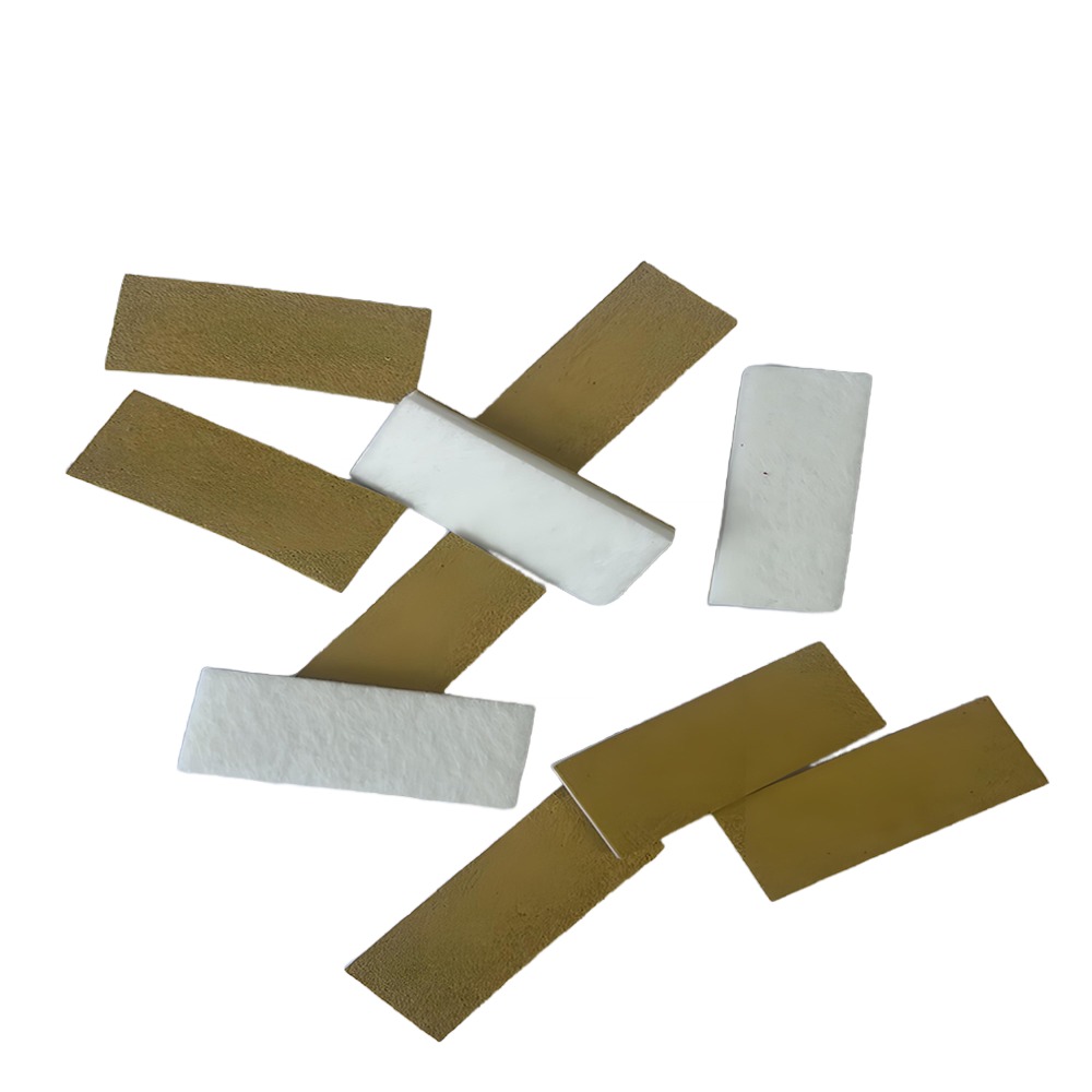 Double layer white foam with yellow fabric ink pad sheet