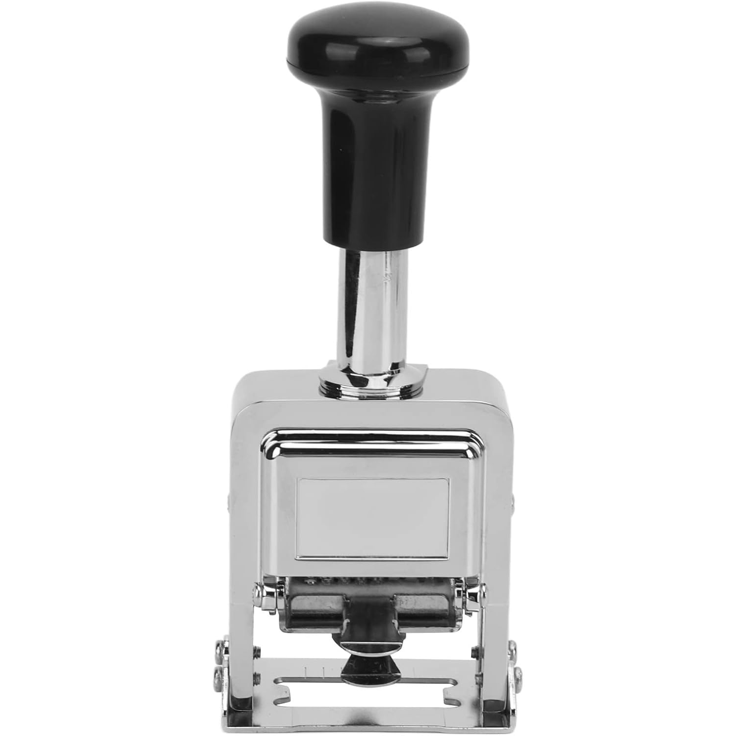 Number Stamp, 5 Digit Automatic Jump Numberer, Professional Self Inking Zinc Alloy Numbering Machine with Ink