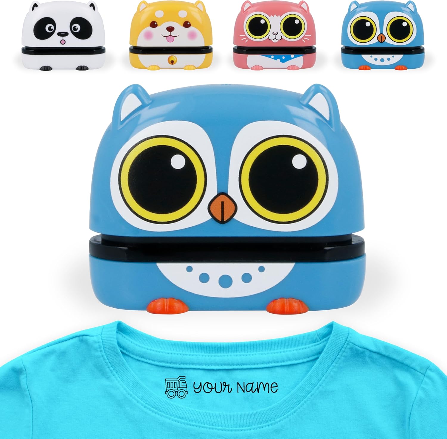  Clothing Name Stamp for Kids. Waterproof Ink