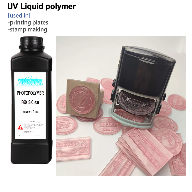 liquid polymer for cement Photopolymer UV Resin Stamp
