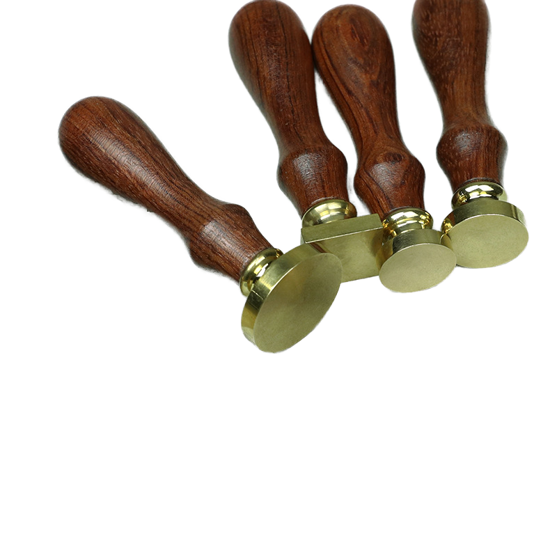 Wholesale Wooden Handle Wax Seal Stamp Blank Brass Head