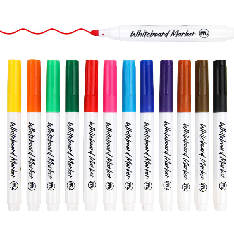 Factory Supply Multicolor Dry Erase Marker Bullet Tip Non-toxic Writing Smoothly Whiteboard Marker Pen
