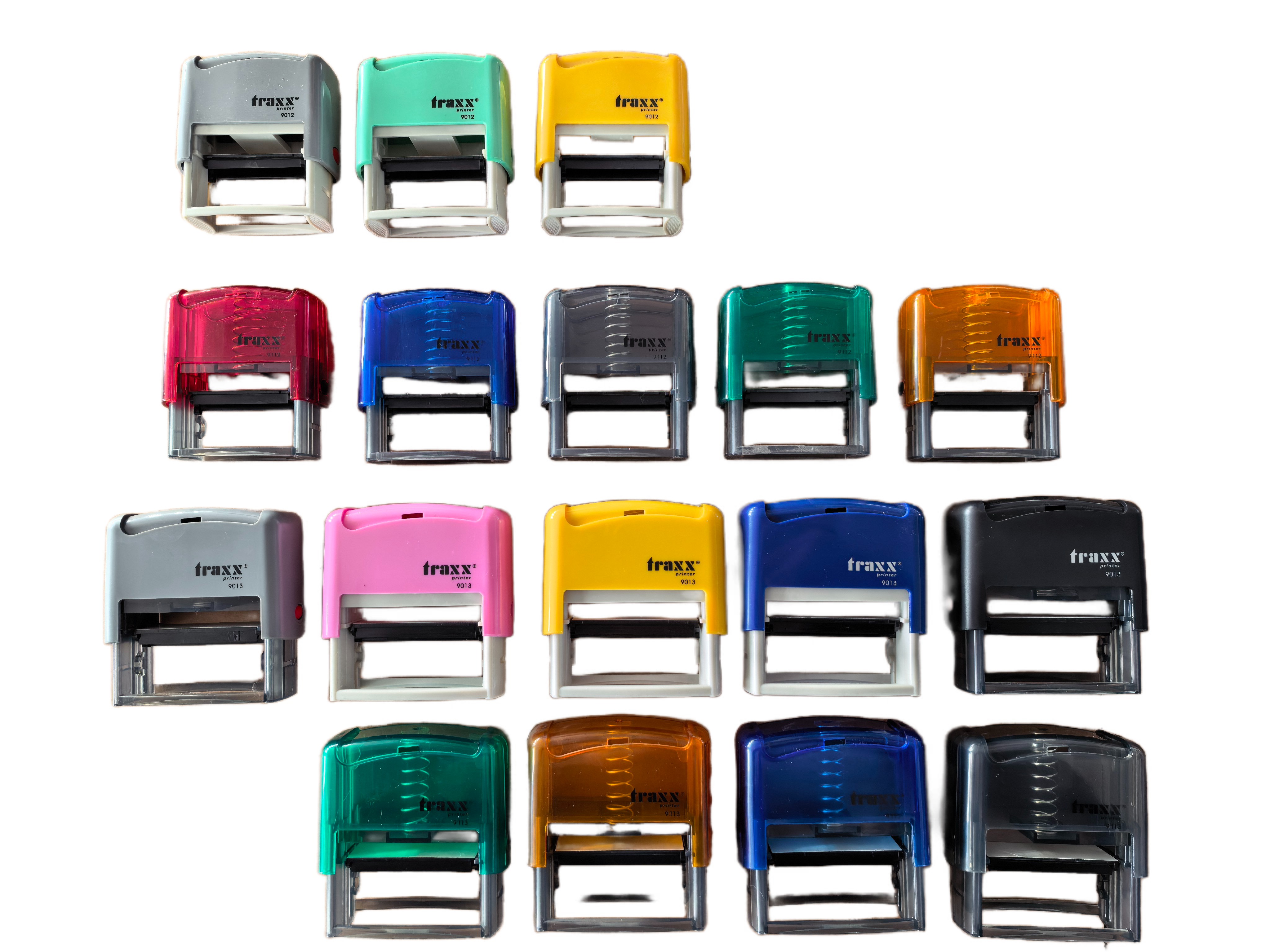 TRAXX self ink stamp with all size